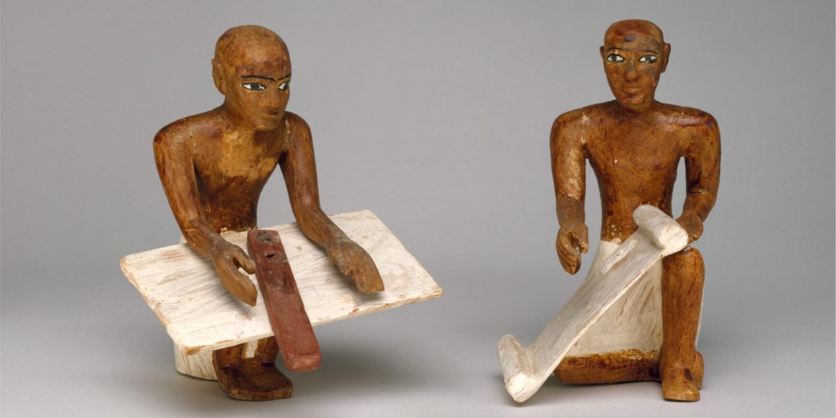 Scribes from Meketre's Model Granary, ca. 1981–1975 B.C.